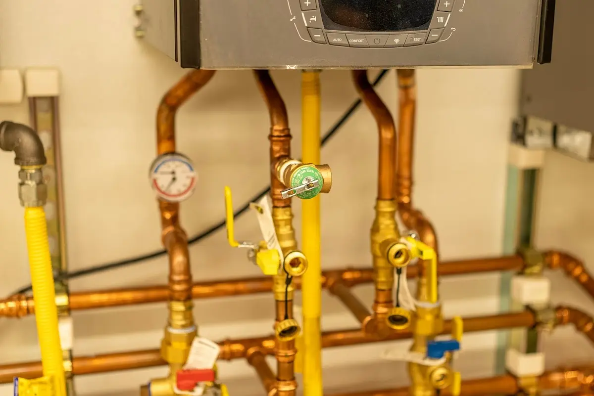 Licensed technician providing Water Heater Installation for a homeowner in Parkway